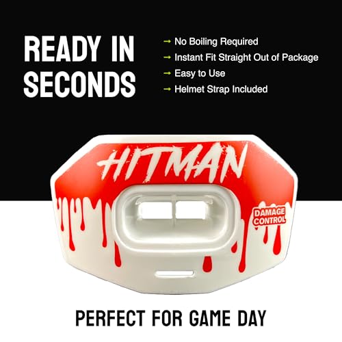 DAMAGE CONTROL Youth Football Mouth Guard – Hitman - color: Hitman