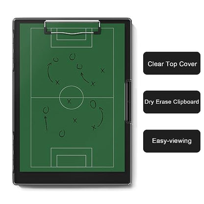 Hongri Clipboard with Storage, Black 8.5 x 11 Clip Board, Dual Compartmen - color: Black