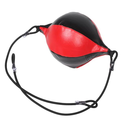 Abaodam Double-End Boxing Speed Bag PU Punching Ball Hanging Reflex Training Tool for Reaction and Eye Coordination Home Exercise