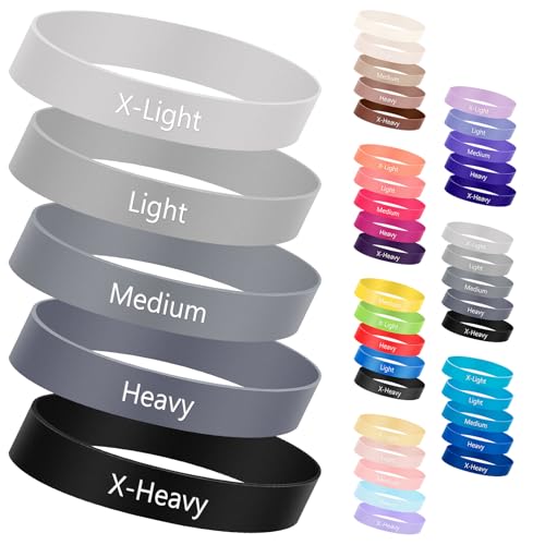 WinnerWhy 5 Pack Toe Exercise Bands Stretcher Separator Spacer,Grey - color: Grey