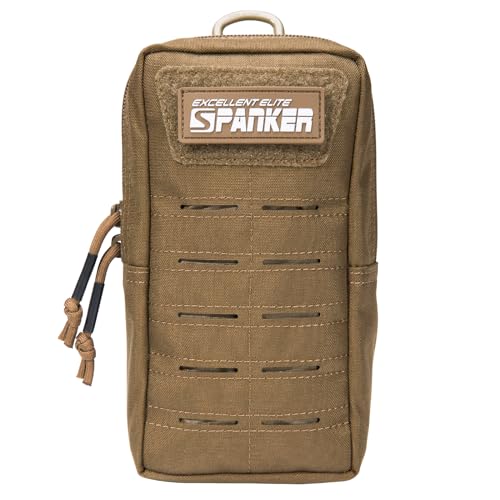 EXCELLENT ELITE SPANKER Tactical MOLLE Pouch EDC Utility Pouches Gadget Organizer Phone Holder Waist Bag Tool Pouch - color: Coyote Brwon