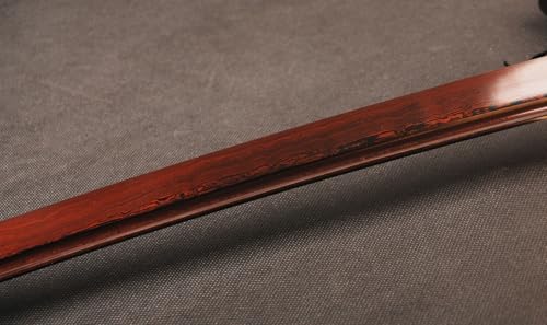 41 Inch Handmade Authentic Japanese Samurai Katana Sword Full Tang Red Damascus Steel Collectible Men's Fine Gifts