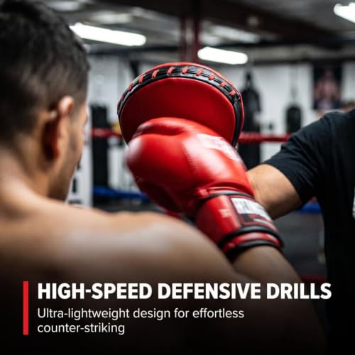 Ringside Mini Boxing Punch Mitts - Leather Precision Focus Pads
