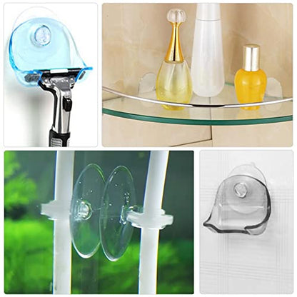 Litoexpe 10 Pieces Clear Suction Cups Without Hooks Without Holes, Small Professional Strength Sucker Pads for Home Decoration and Organization, 0.8 Inch/20mm - size: 0.8 Inch