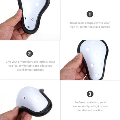 VANZACK 3pcs Breathable Mens Athletic Groin Cup Multi-Function Boxing Crotch Protector for Taekwondo Sparring and Combat Sports