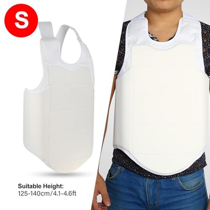 Unisex Adult Child Taekwondo Karate Chest Guard Vest Boxing Karate Breast Protector Accessory - size: Small