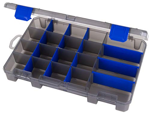 Flambeau Outdoors Zerust MAX 4004ZM Tuff Tainer-partial Bulk Storage Compartment Section, 20 Compartments and 15 Removable Dividers - 11" L x 7.25" W x 1.75" D - Fishing and Tackle Storage Utility Box - size: 4004ZM - 11" x 725" x 175"