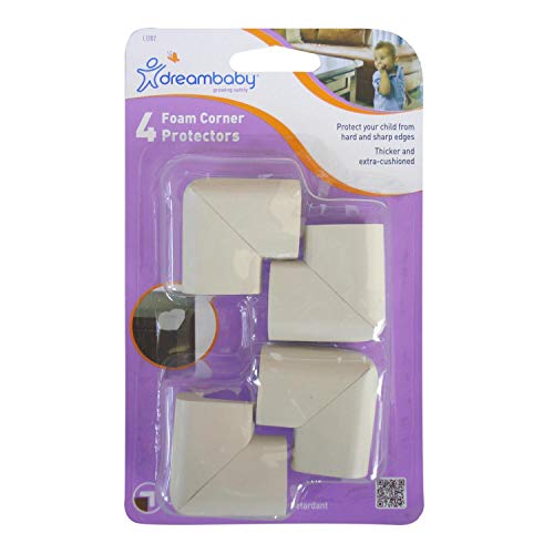 Dreambaby Foam Corner Protectors 4 Pk Grey
