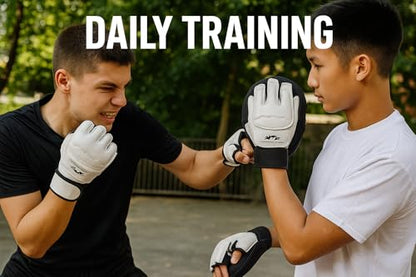 Taekwondo Sparring Gear, Taekwondo Shoes & Sparring Gloves. - size: Small