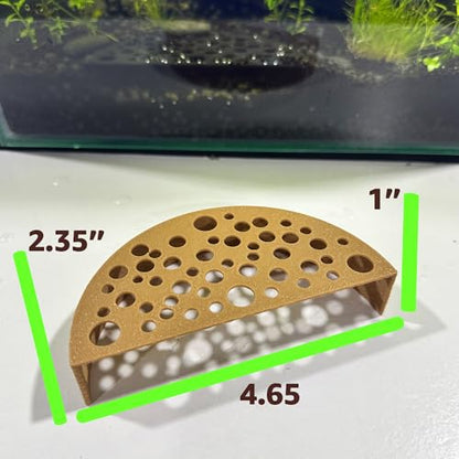 Shrimp Breeding Protector | Shrimp Breeding Cave Aquarium Tunnel (Black) - color: Black
