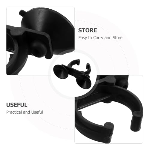 10pcs Aquarium Suction Cup Clips: Fish Tank Holder - Plastic Heater Clamp for Reptile Glass Fish Supplies Pumps Tubing Light Plant Decorations