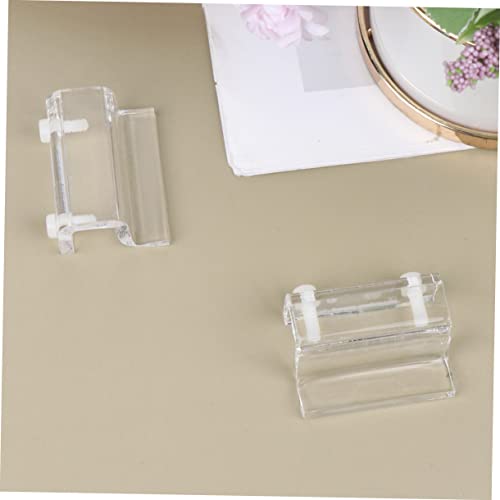 4pcs Aquarium Bracket Acrylic Support Tool for Fish Tank Cover Stable Easy to Install Compatible for Open Fish Tanks