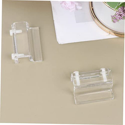 4pcs Aquarium Bracket Acrylic Support Tool for Fish Tank Cover Stable Easy to Install Compatible for Open Fish Tanks