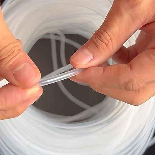 Silicone Capillary Tube, 0.5mm1mm2mm3mm Food Grade Hose Silicone Rubber Tube, 10m Long Thin Tube Protection Sleeve (Color : 5 * 6mm, Size : 10m)
