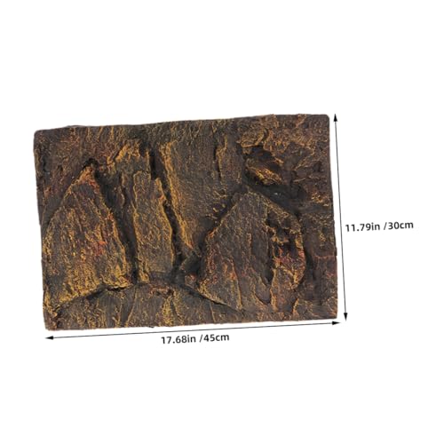 Happyyami Reptile Tank Background Board for Aquariums and Turtle Tanks Versatile Habitat Decoration Scenic Effect Aquarium Backdrop for Enhanced Depth