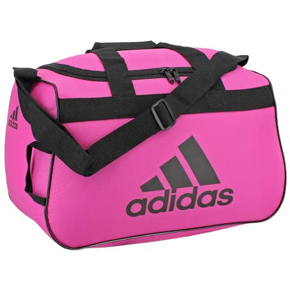 adidas Power Gym Bag – Lightweight Small Duffel, Intense Pink/Black/Diablo, OSFA - color: Intense Pink/Black/Diablo