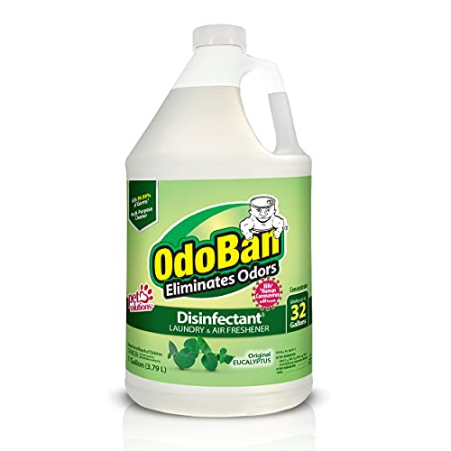 OdoBan Disinfectant Odor Eliminator and All Purpose Cleaner Concentrate, Original Eucalyptus Scent, 1 Gallon - size: 128 Fl Oz (Pack of 1)