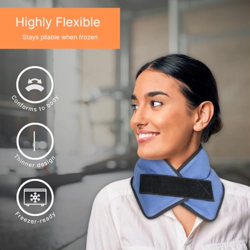 FlexiKold Neck Gel Cold Pack with Straps - style: Neck w/ Straps