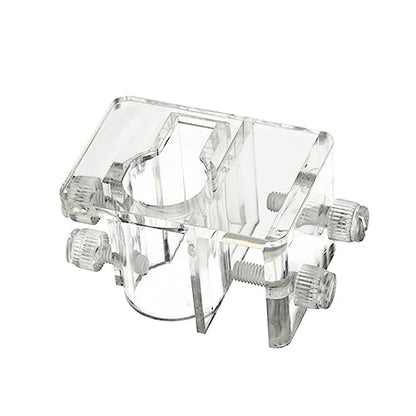 NOLITOY 3pcs Acrylic Aquarium Water Clamp Holder Fish Tank Fixed Pipe (Size s 5-20mm)