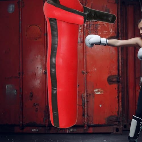 Wrestling Dummy for Judo and Kickboxing Practice, Red 130cm