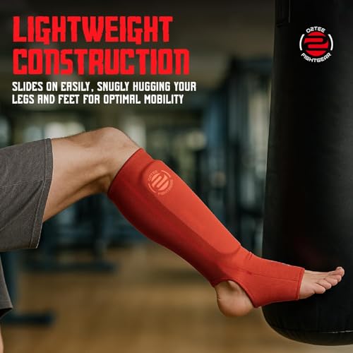 O2TEE Custom MMA Shin Pads Make Your Own Protective Shin Guards for Muay Thai Kickboxing Sparring and Training, for Adults, Kids, and Youth - color: black