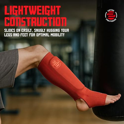 O2TEE Custom MMA Shin Pads Make Your Own Protective Shin Guards for Muay Thai Kickboxing Sparring and Training, for Adults, Kids, and Youth - color: black