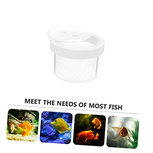 Floating Fish Breeding Box Removable Cover Water Permeable Design for Fish Tanks Prevents Escape Transparent Isolation Container