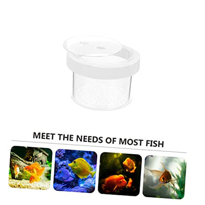 Floating Fish Breeding Box Removable Cover Water Permeable Design for Fish Tanks Prevents Escape Transparent Isolation Container