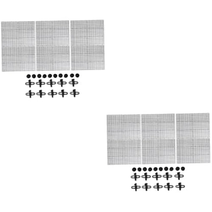 Levemolo 2sets Aquarium Divider Set Divider Tray for Fish Tank Separation Includes Panels Cups for Breeding and Isolation