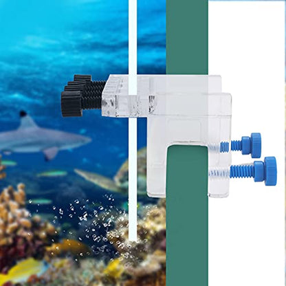 Fixture Holder, Aquarium Choice Soft Tube Fixture Holder, Acrylic Aquarium Soft Tube Fixture Holder for Holding Dosing Pump Soft Hose