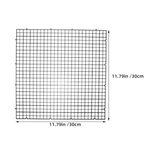 SUPVOX 4sets Aquarium Separator Divider Plastic Grid Isolation Panels for Fish Tanks Pet Cages Fish Escape Prevention Clamps Included