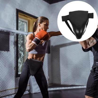 Breathable PU Sports Groin Guard for Boxing and Outdoor Training