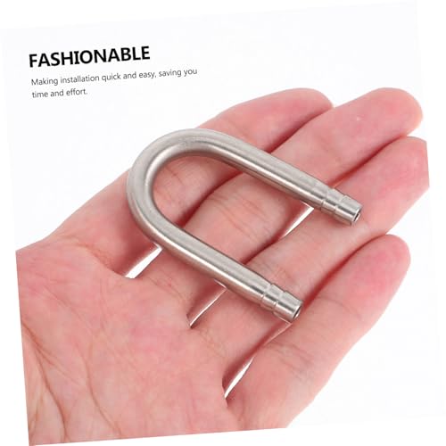 Stainless Steel u Shape Tube Connector for Aquariums Stainless Steel Hose Fittings for Fish Tank and Systems Easy to Install Leakproof Design Aesthetic Appeal