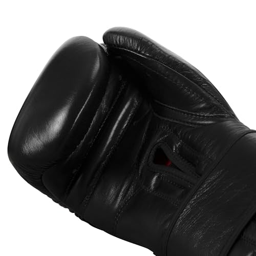 Title Boxing Ko-Vert Training Boxing Gloves - color: Black, size: 12 oz