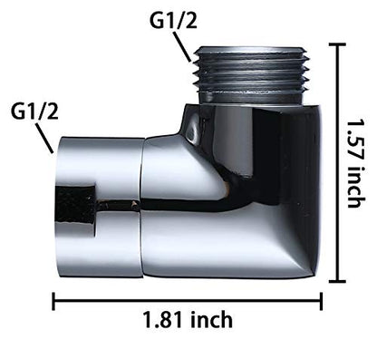 G-Sunny Shower Head Elbow Adapter,Shower Arm Extension (90degree)