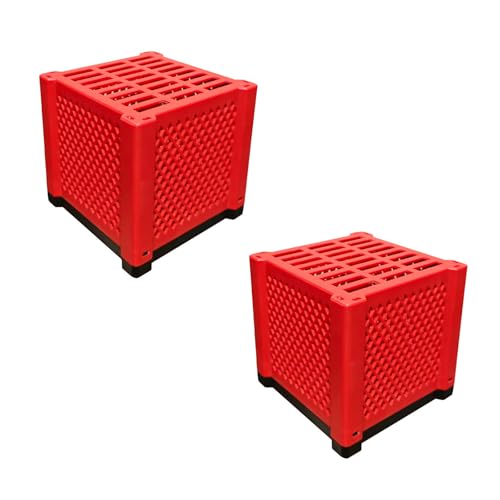 Space Saving Fish Tanks Filter Media Holder PVC Container Organizes Purification Active Carbon Water Purification PVC Filter Media Container for Aquarium