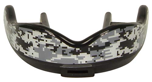 Junior Pro Mouth Guard with Convertible Strap - color: Black