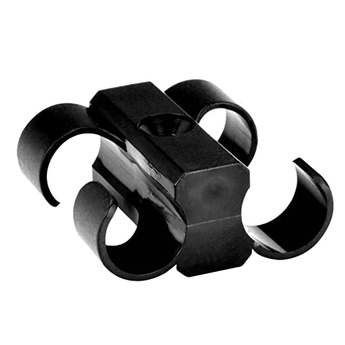 CCD0-4 Dual Cable Clip Clamp Fastening Wire Management 4 Pack (Dual 1/0 Gauge) - size: Dual 1/0 Gauge