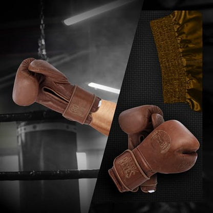 CLETO REYES Training Boxing Gloves with Hook and Loop Closure for Sparring and Heavy Punching Bags, Men and Women, MMA, Kickboxing, Muay Thai, 80th Anniversary - size: 14oz.