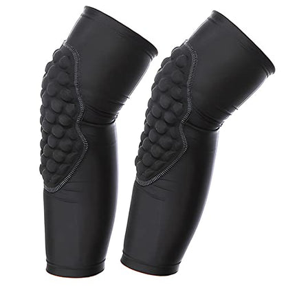 Topeter Protective Knee Pads for Volleyball Kids Kneepad Youth Compression Knee Sleeves 1 Pair (Black YL) - color: Black, size: YL