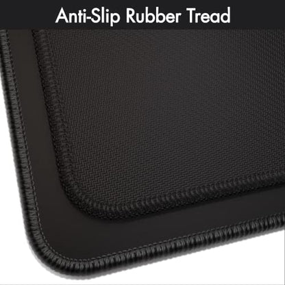 Gamer Boss - Gaming Mouse Pad - 32 x 12 Inches - 4mm Thick with Stitched Edges, Non-Slip Rubber Base, Premium Cloth Mousepad, Desk Mat for Laptop, Keyboard, Computer & PC (Ranger, Black) - color: Black, size: 32" x 12"