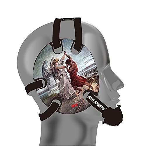 Wrestling Headgear Jacob Wrestled God Sticker (Black) - color: Black