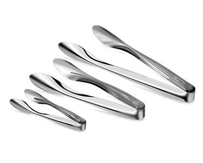 Artaste 43167 Rain 18/10 Stainless Steel Utility Tongs, Set of 3