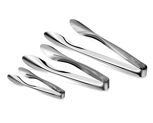 Artaste 43167 Rain 18/10 Stainless Steel Utility Tongs, Set of 3