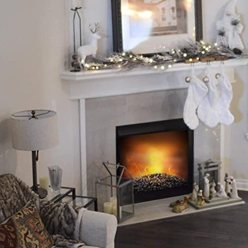 OnlyFire Fire Pit Glass Rocks 10 lbs, High Luster Fire Glass Beads 1/2 Inch, Tempered Glass Marbles for Propane/Natural Gas Fire Pit, Fireplace, Multicolor & Blends Available - color: Caramel