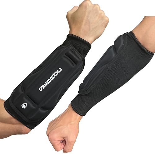 Sedroc Pro Forearm Guards Padded Sleeves with Arm Pads - Pair - size: Medium - 10.5" long