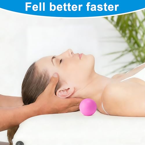 Aegero Peanut Massage Ball-Double Lacrosse Massage Ball (Black Firm Ball) | Mobility Ball for Myofascial Release,Yoga Therapy,Trigger Point Therapy ,Muscle Knots and Acupoint Massage - color: Black