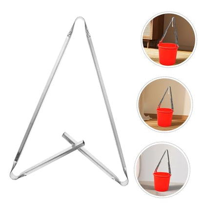 Totority Stainless Steel Bucket Rack Utility Bucket Organizer Racks Heat-Resistant Clip Holder