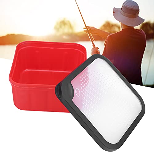 Bait Bucket, Bait Storage Box Convenient Wearproof for Fishing(170 * 170 * 85mm)