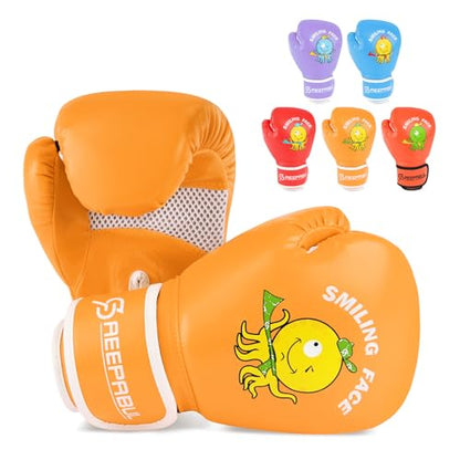 Boxing Gloves for Kids & Toddler & Youth - color: New Pineapple, size: 4oz